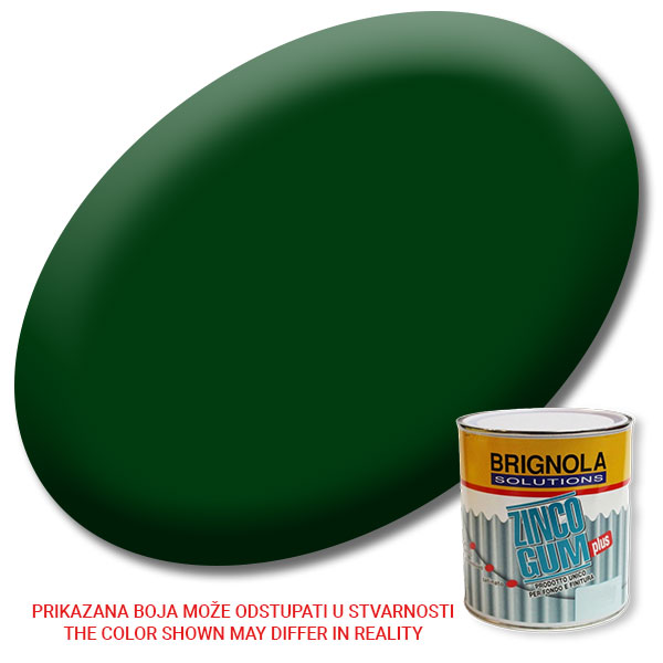 Direct paint for zinc<br>Brignola, Verde - 17-947<br>0,75L, Pcs<br>#3306