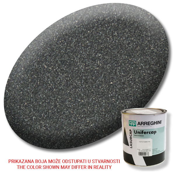 Direct paint for zinc<br>Arreghini, Unifercap Grigio Granato - 1-002<br>0,75L, Pcs<br>#3629