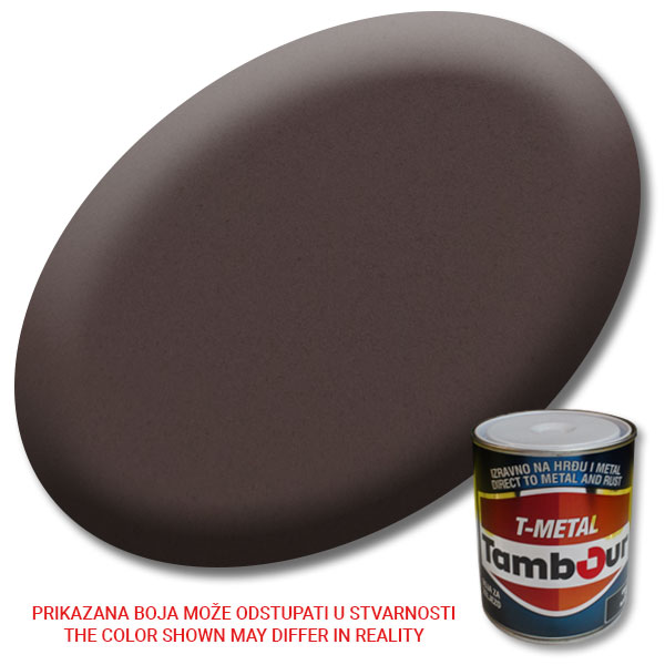Direct paint for metal<br>Tambour, Smeđa Sjajna - 543-173<br>0,75L, Pcs<br>#4181